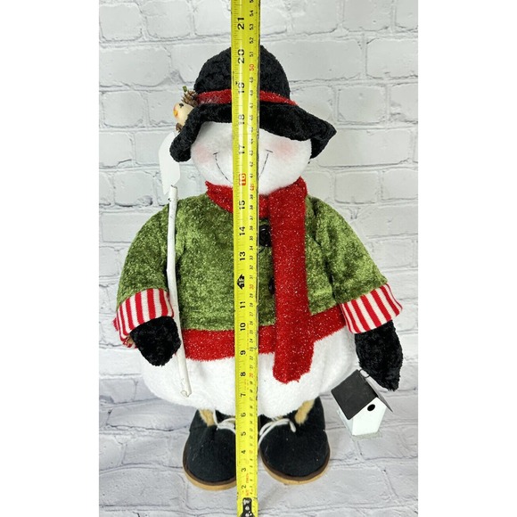 Flowers Inc Balloons 20” Tall & Fat Gardening Birdhouse Standing Snowman - Picture 6 of 12